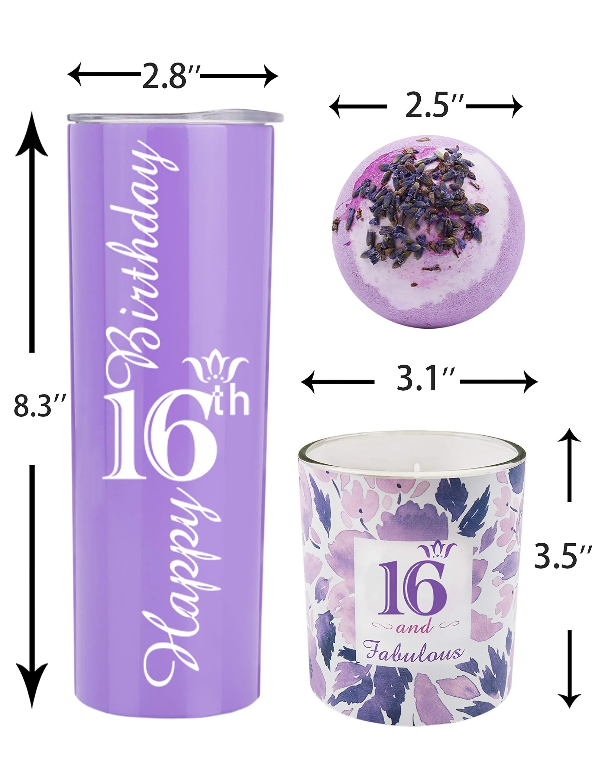 16th Birthday Tumbler, 16th Birthday Gifts for Girl, 16 Birthday Gifts, Gifts for 16th