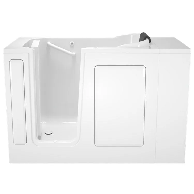 2848 Series 28"W x 48"L Gelcoat Walk-In Air Spa Bathtub with Left-Hand Drain