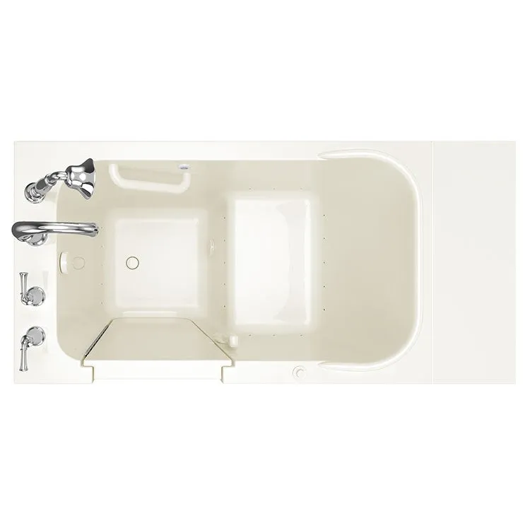 2848 Series 28"W x 48"L Gelcoat Walk-In Air Spa Bathtub with Left-Hand Drain/Faucet