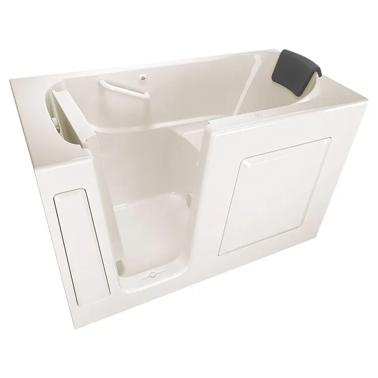 3060 Series 30"W x 60"L Gelcoat Walk-In Air Spa Bathtub with Left-Hand Drain