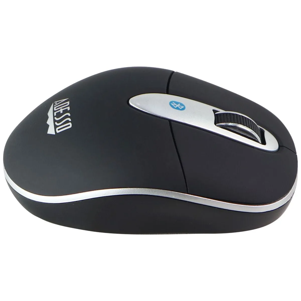 Adesso iMouse S100 Bluetooth Mini Optical Scroll Mouse - Black/Silver