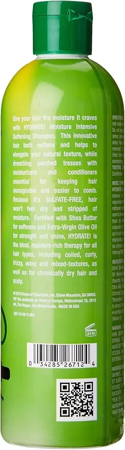 Africas Best Texture My Way Hydrate Intensive Moisture Softening Shampoo 355ml