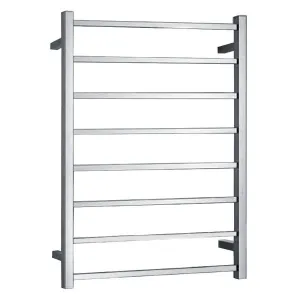 Bianco Heated Towel Ladder Square 8 Bar