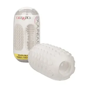 Boundless Reversible Ribbed Stroker - White