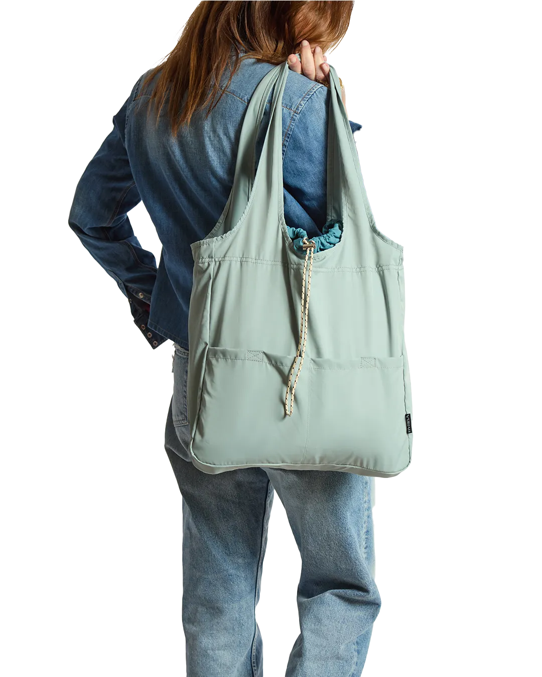 BYBBA THE BALOS FOLDAWAY BAG // MISTY BLUE