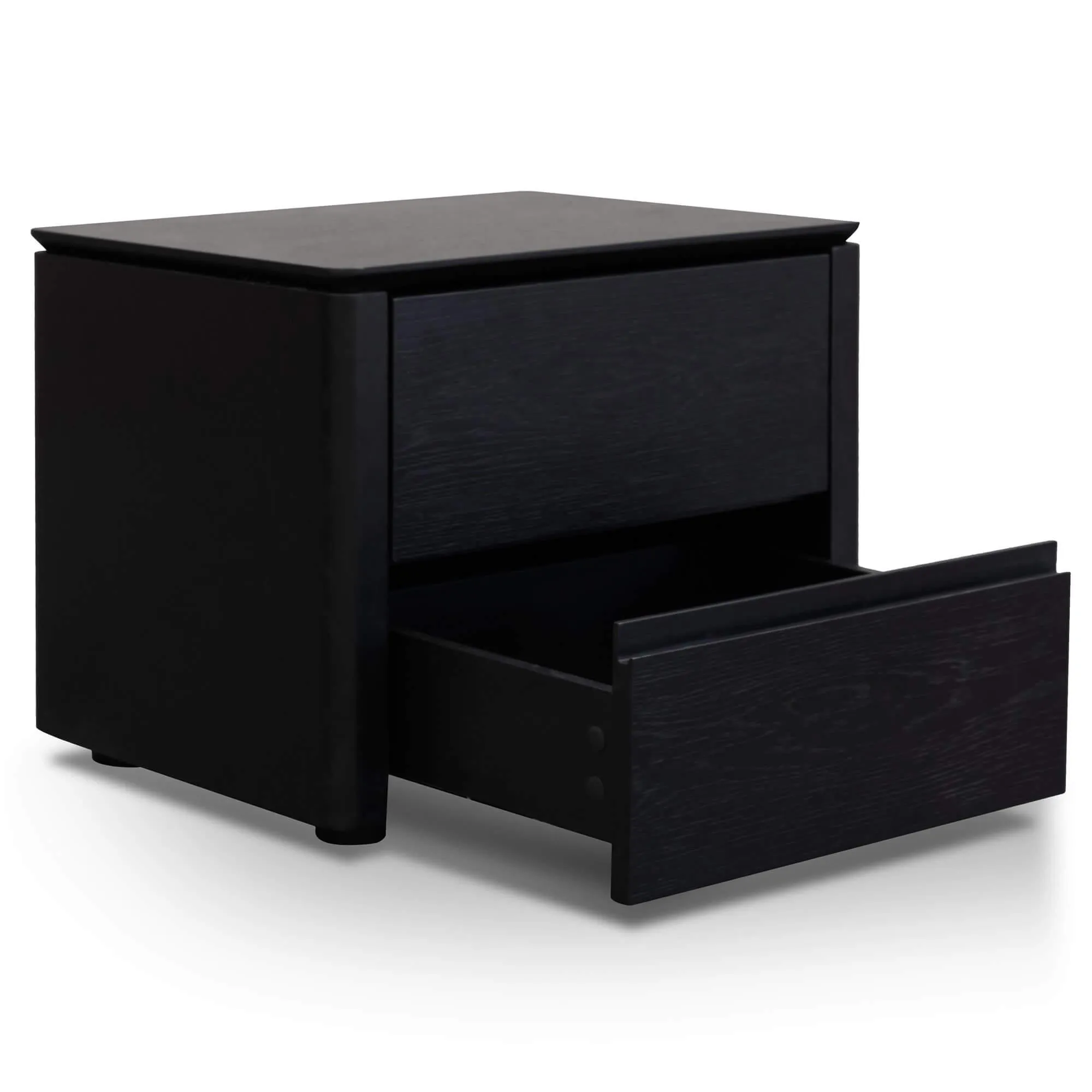 Calibre Bedside Table - Black Oak Veneer ST2844-CN