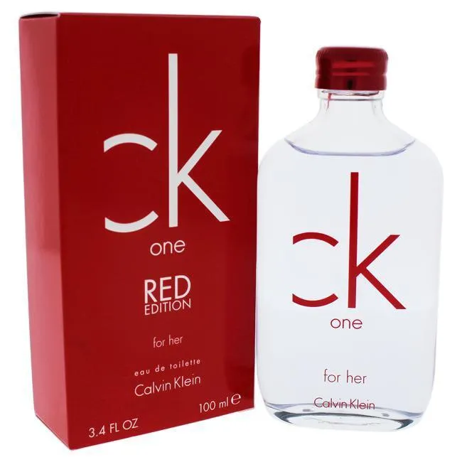 C.K. ONE RED EDITION BY CALVIN KLEIN FOR WOMEN -  Eau De Toilette SPRAY