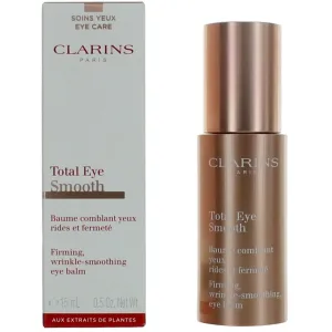 Clarins Unisex Eye Balm - Total Smooth Winkle-Smoothing 2-in-1 Anti-Aging, 0.5 oz