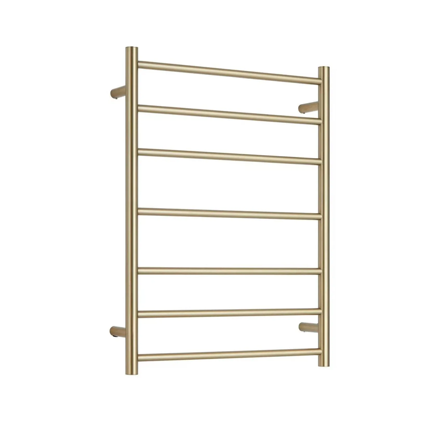 CLIO Heated Towel Rail Round Brushed Gold