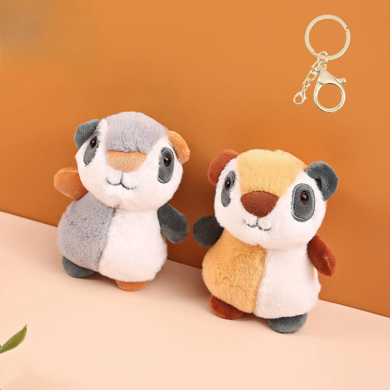 Colorful Squirrel Theme Soft Keychain