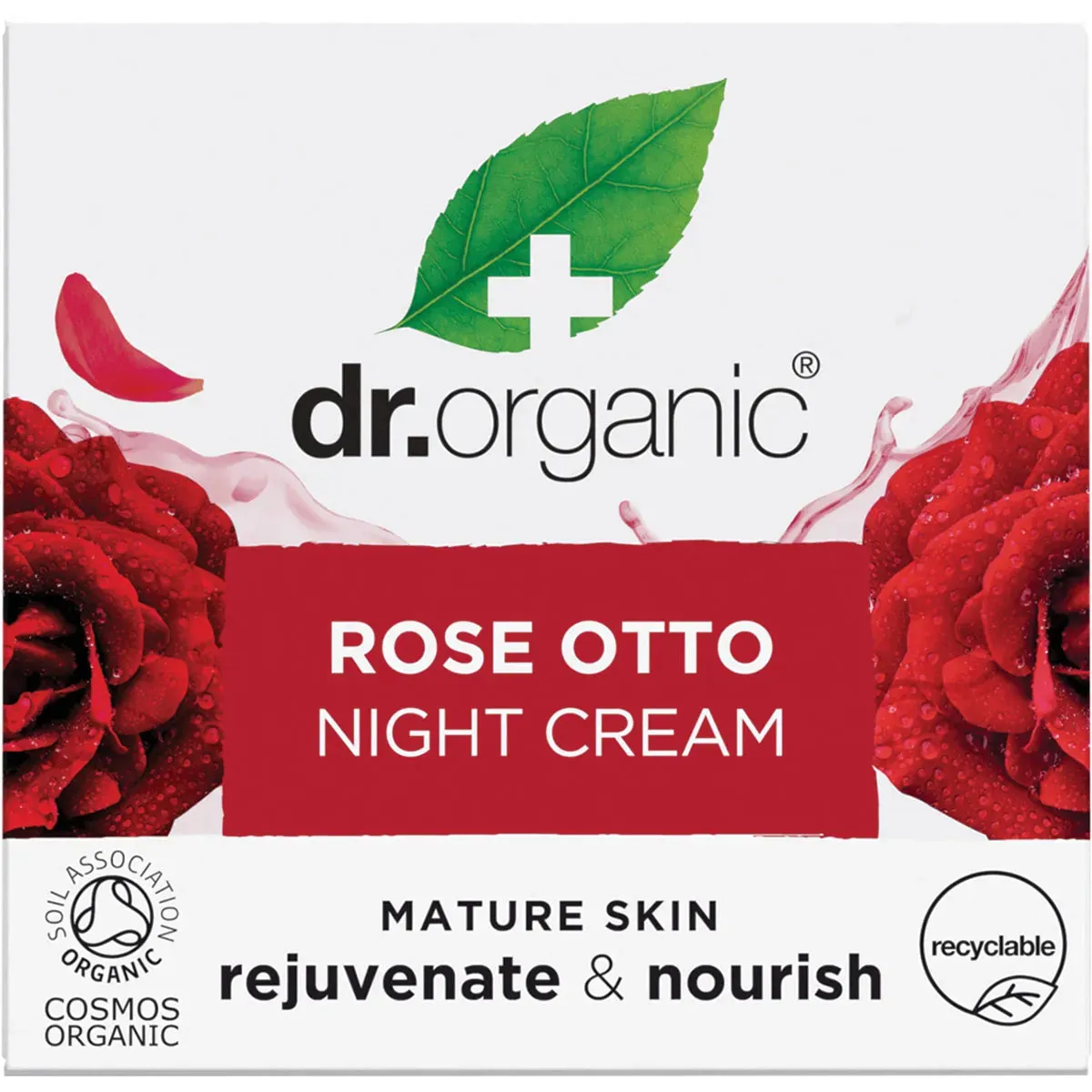 Dr Organic Night Cream Organic Rose Otto