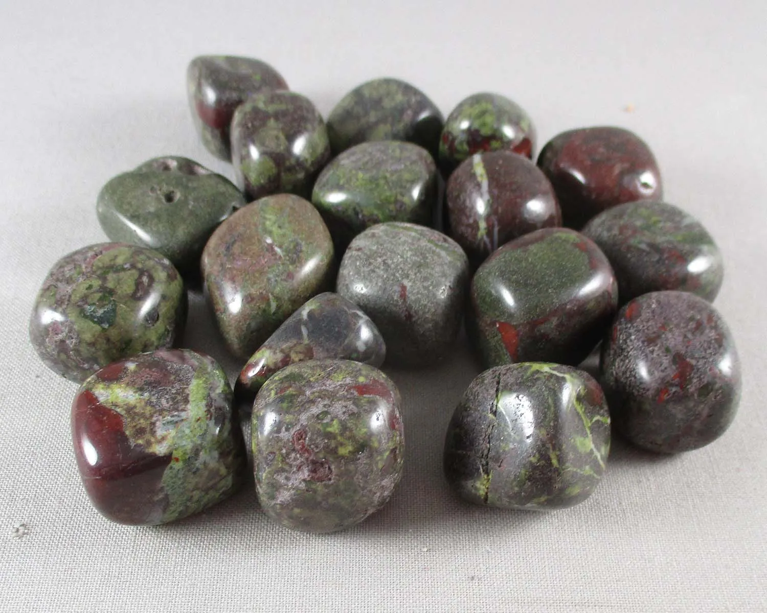 Dragons Blood Jasper Stones 3pcs J070