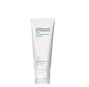 Exfoliator with pre and probiotics