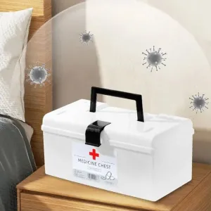 First Aid Kit Portable Emergency Medicine Box