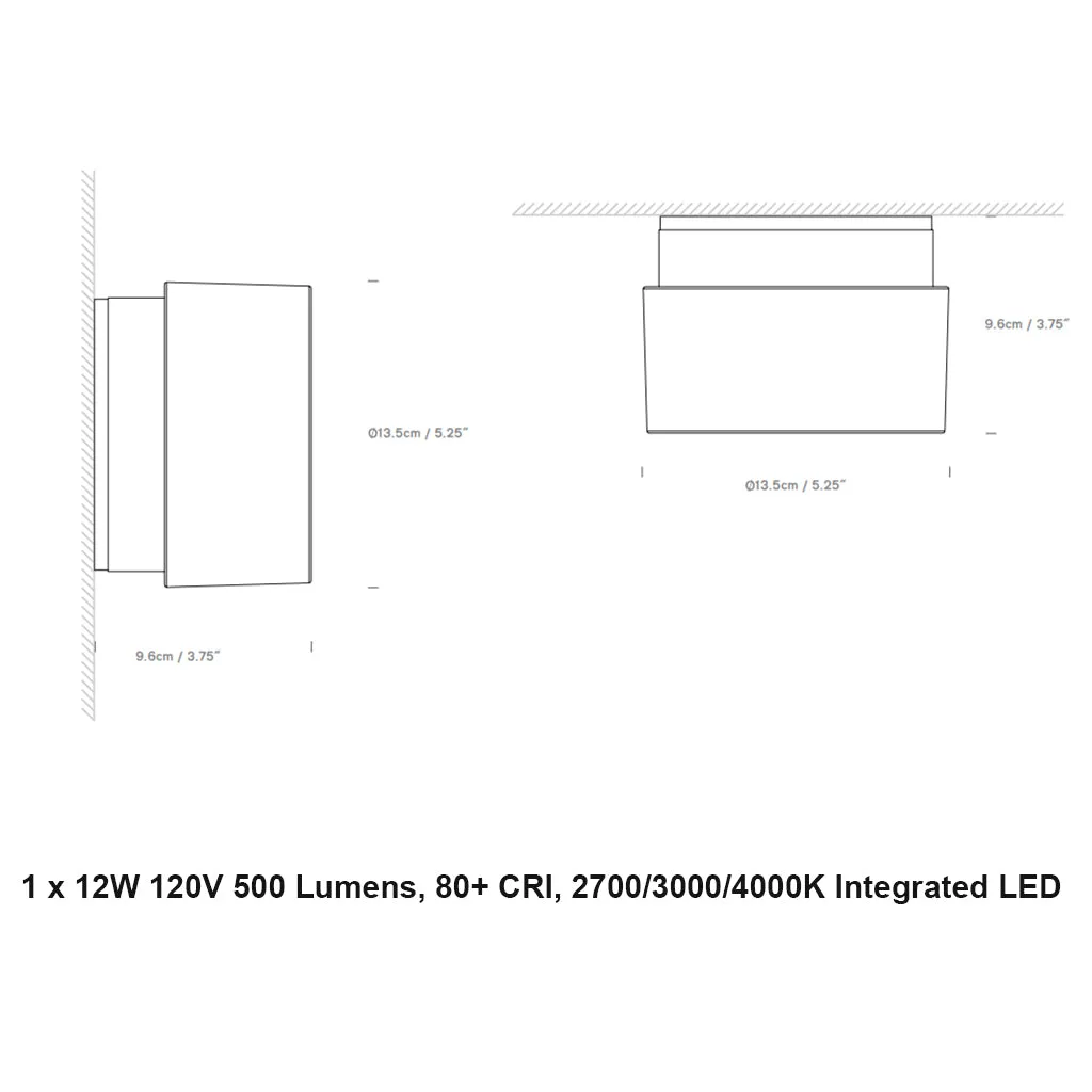 Full Stop Wall Sconce