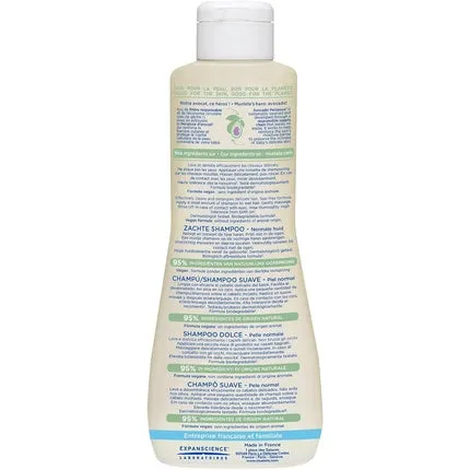 Gentle shampoo for delicate hair 500ml, Mustela