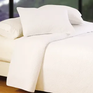 Hampton Soft White Twin Matelasse