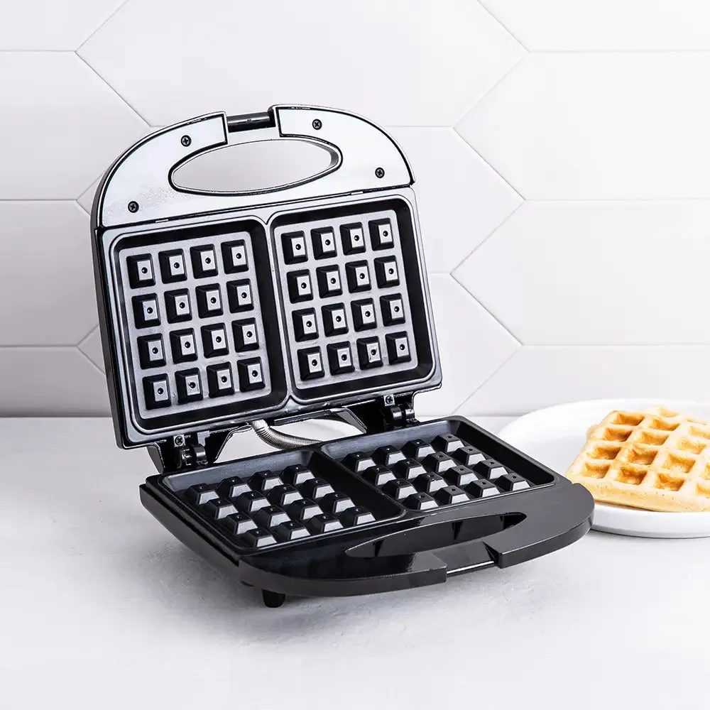 Hauz Black Non-Stick Waffle Maker 1pc