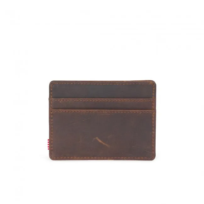 Herschel Beaded Collection Charlie Wallet - Brown Nubuck Leather