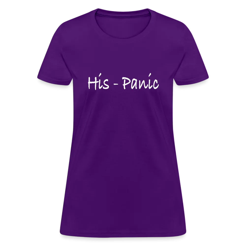 His - Panic Women's T-Shirt (Hispanic Women)