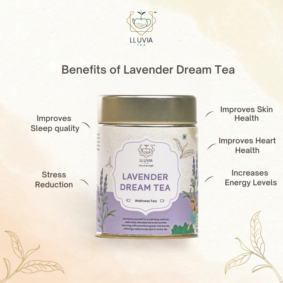 Lavender Dream Tea - Relaxing | Stress Reduction | Digestive Comfort (50 gm)