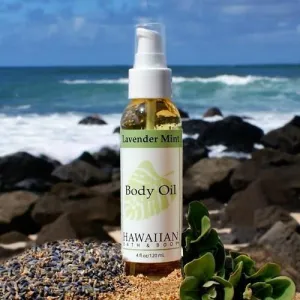 Lavender Mint Aroma Therapy Body Oil 2 oz