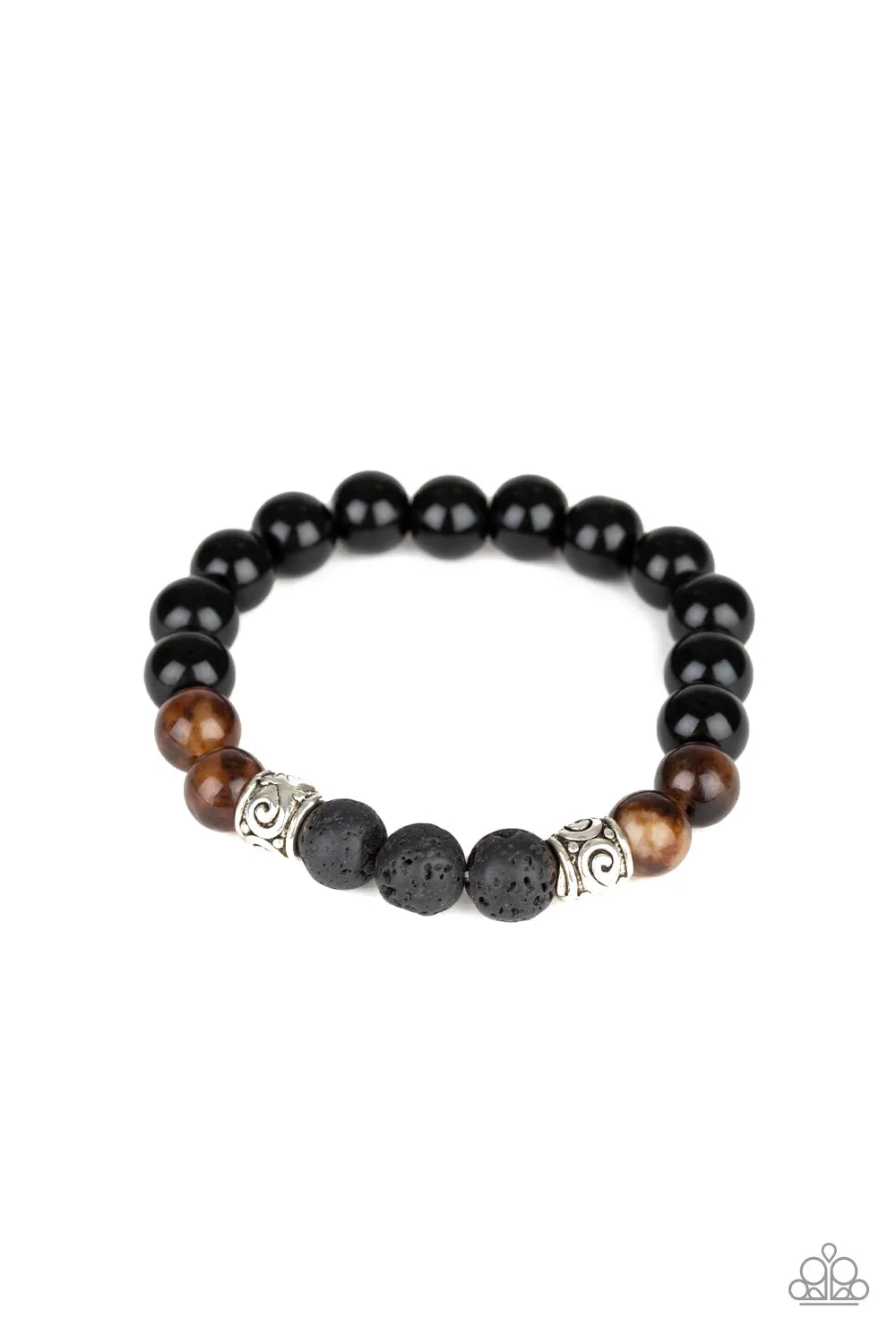 Mantra Brown Bracelet