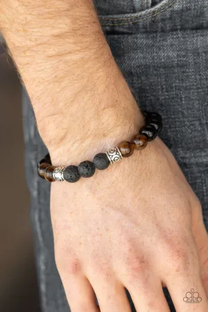 Mantra Brown Bracelet