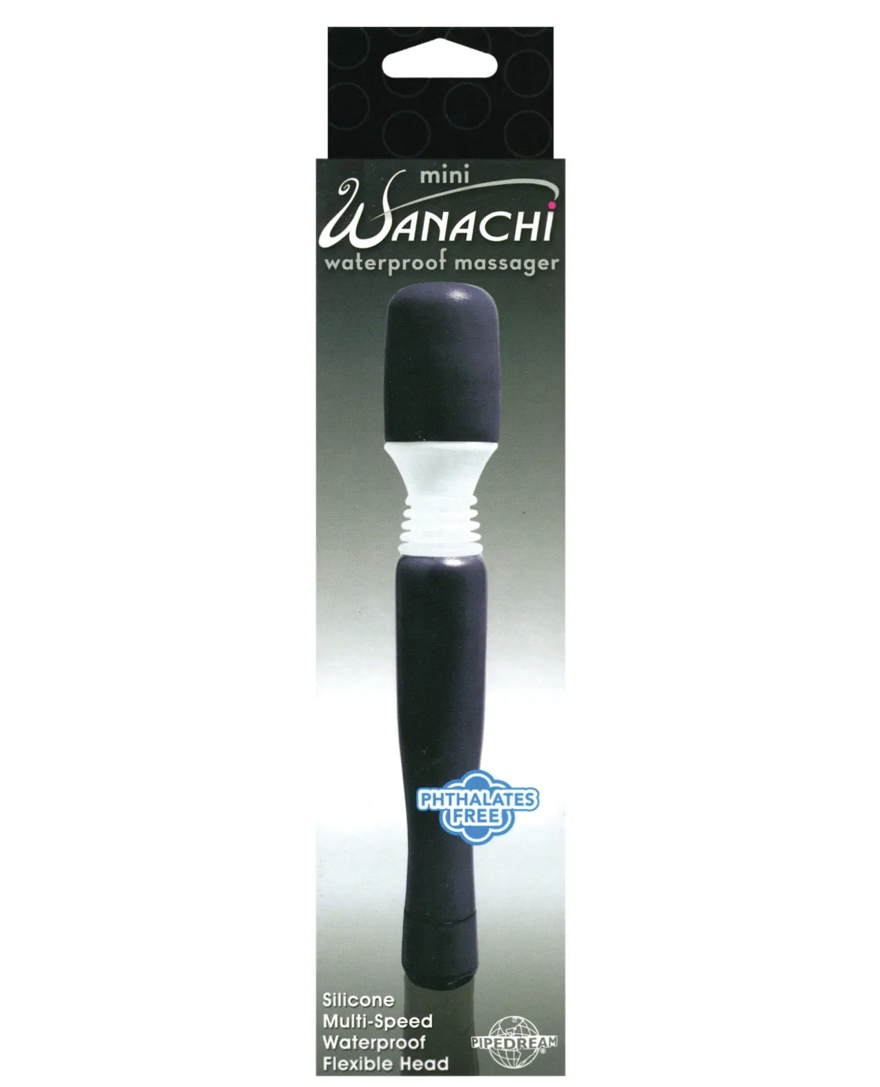 Mini Wanachi Waterproof Massager - Black