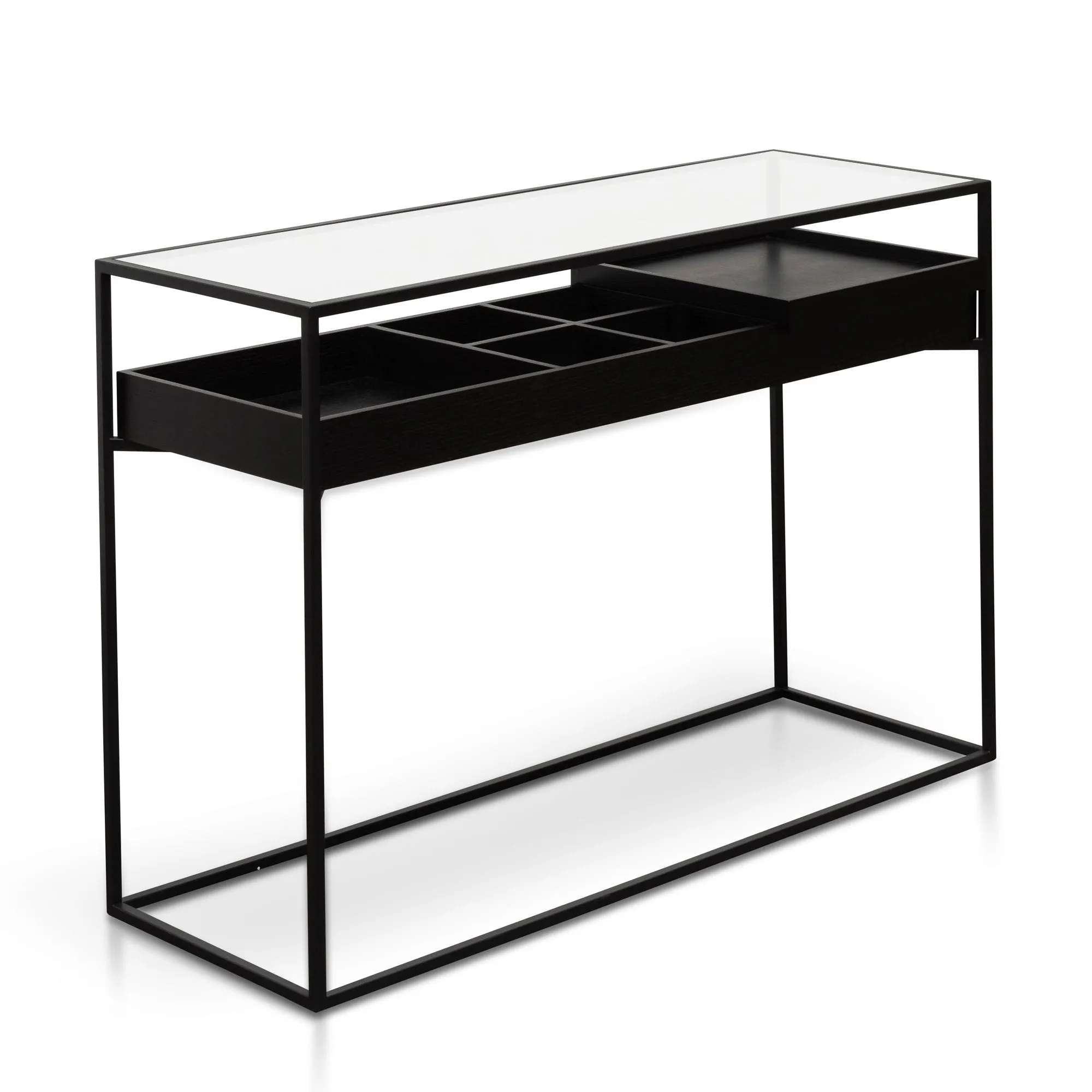 Norman Metal Frame Console - Black