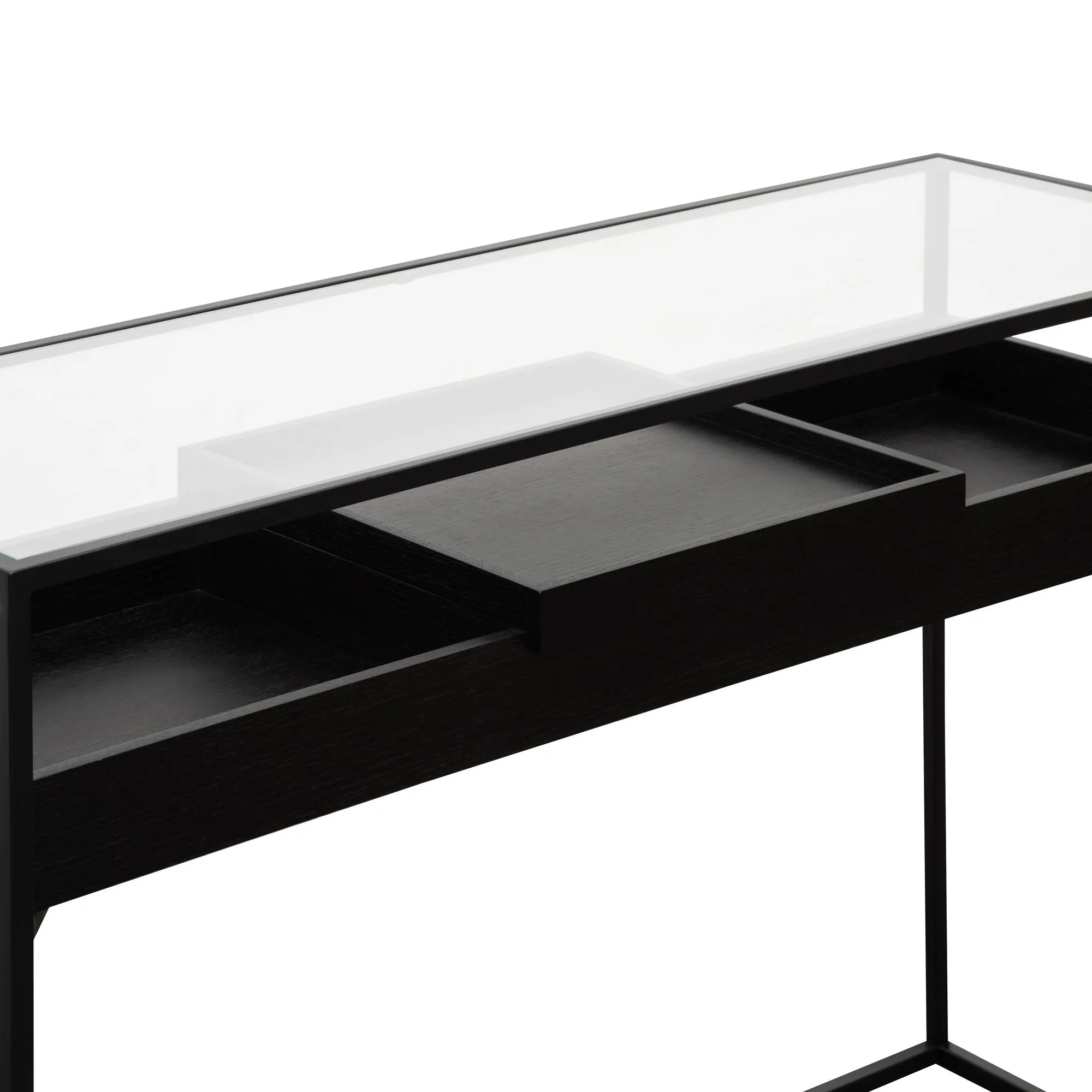 Norman Metal Frame Console - Black