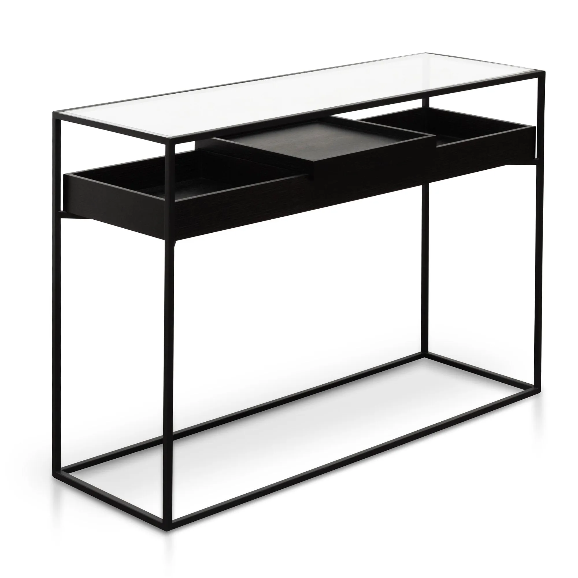 Norman Metal Frame Console - Black