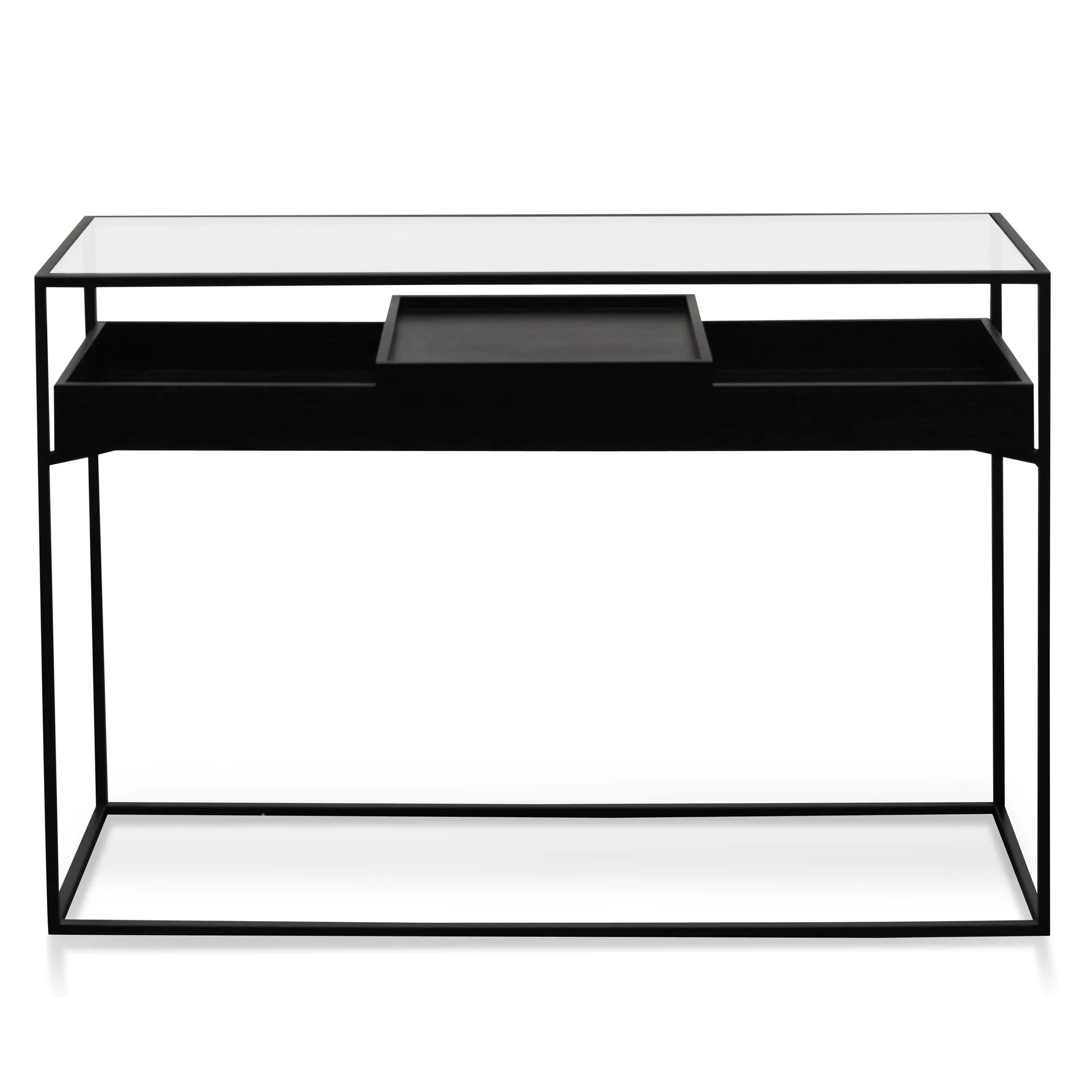 Norman Metal Frame Console - Black