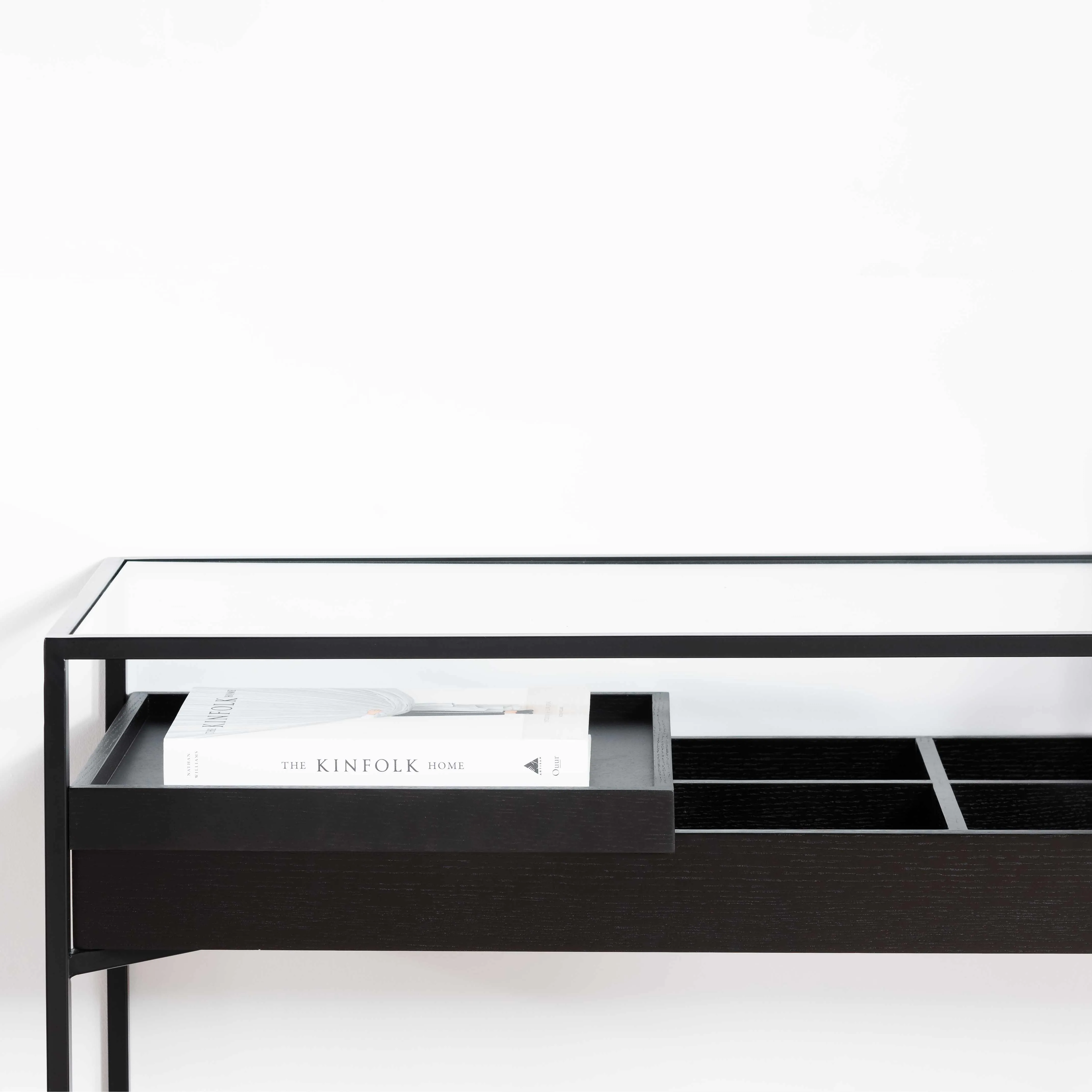 Norman Metal Frame Console - Black