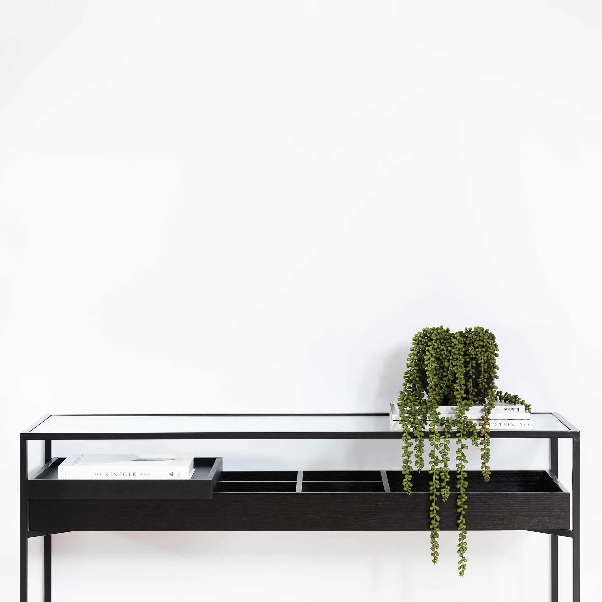 Norman Metal Frame Console - Black