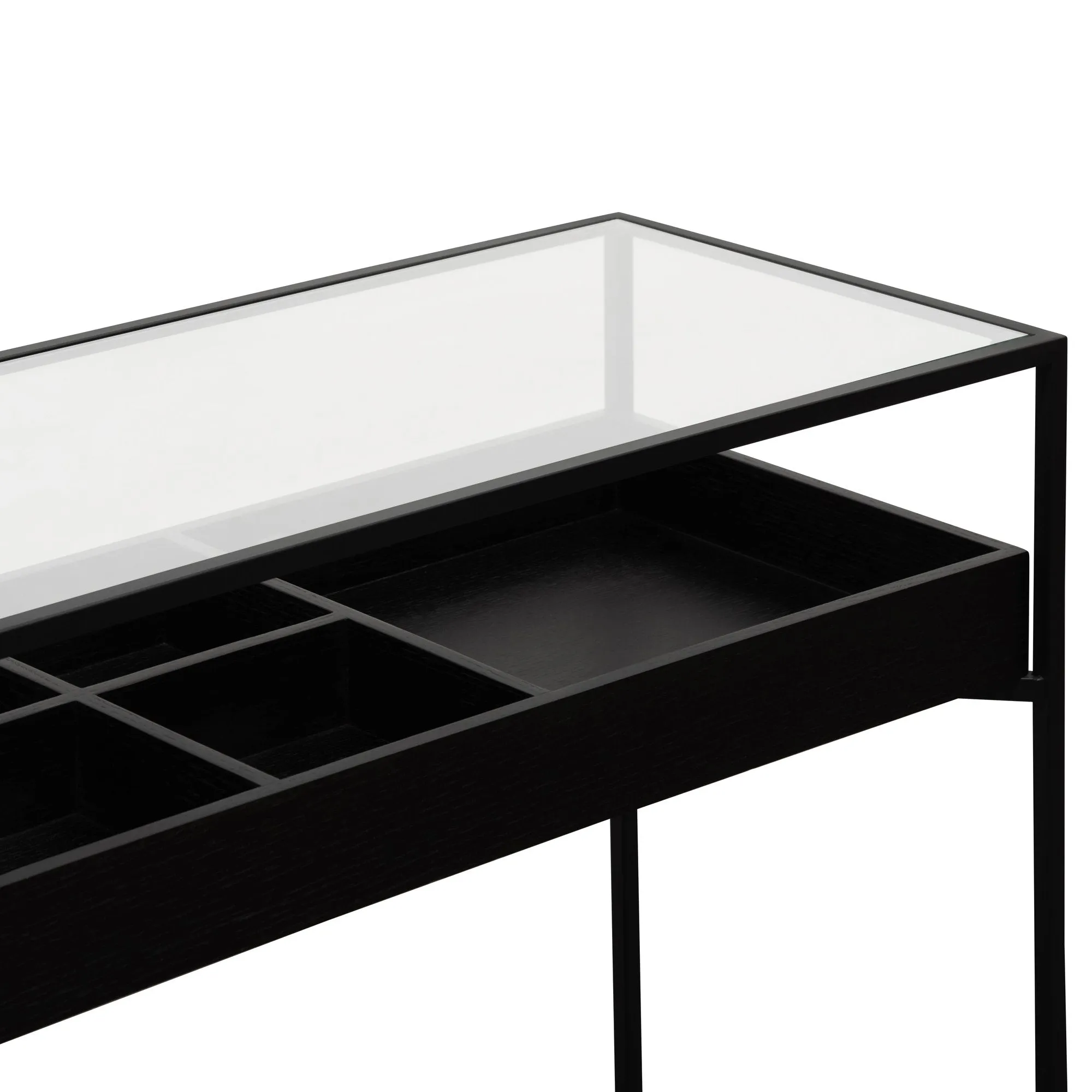 Norman Metal Frame Console - Black