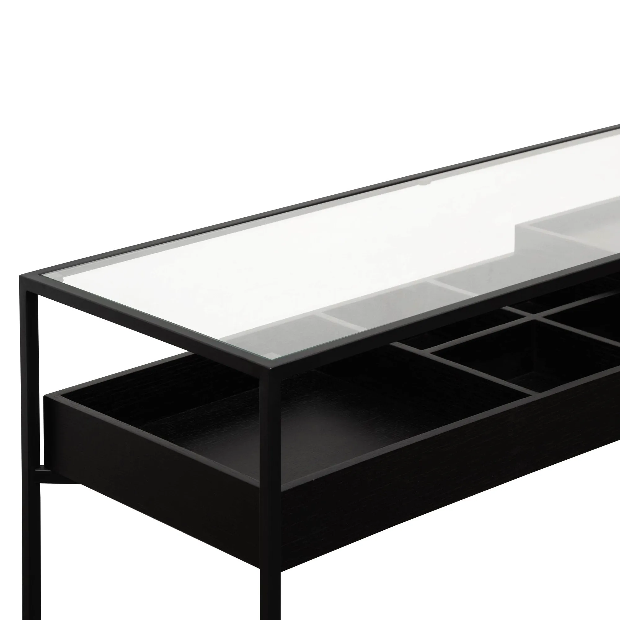 Norman Metal Frame Console - Black