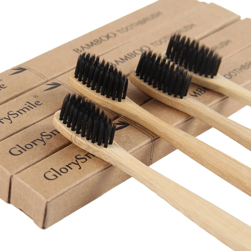 PureBamboo Gentle Care Brush - Natural Pure Bamboo Toothbrush