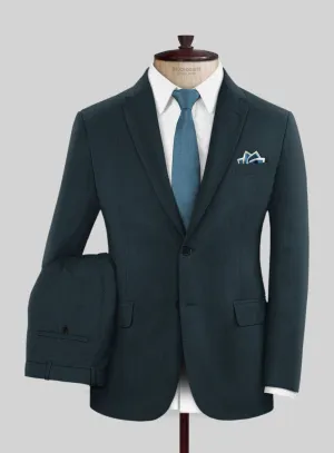 Reda Dark Teal Blue Wool Suit