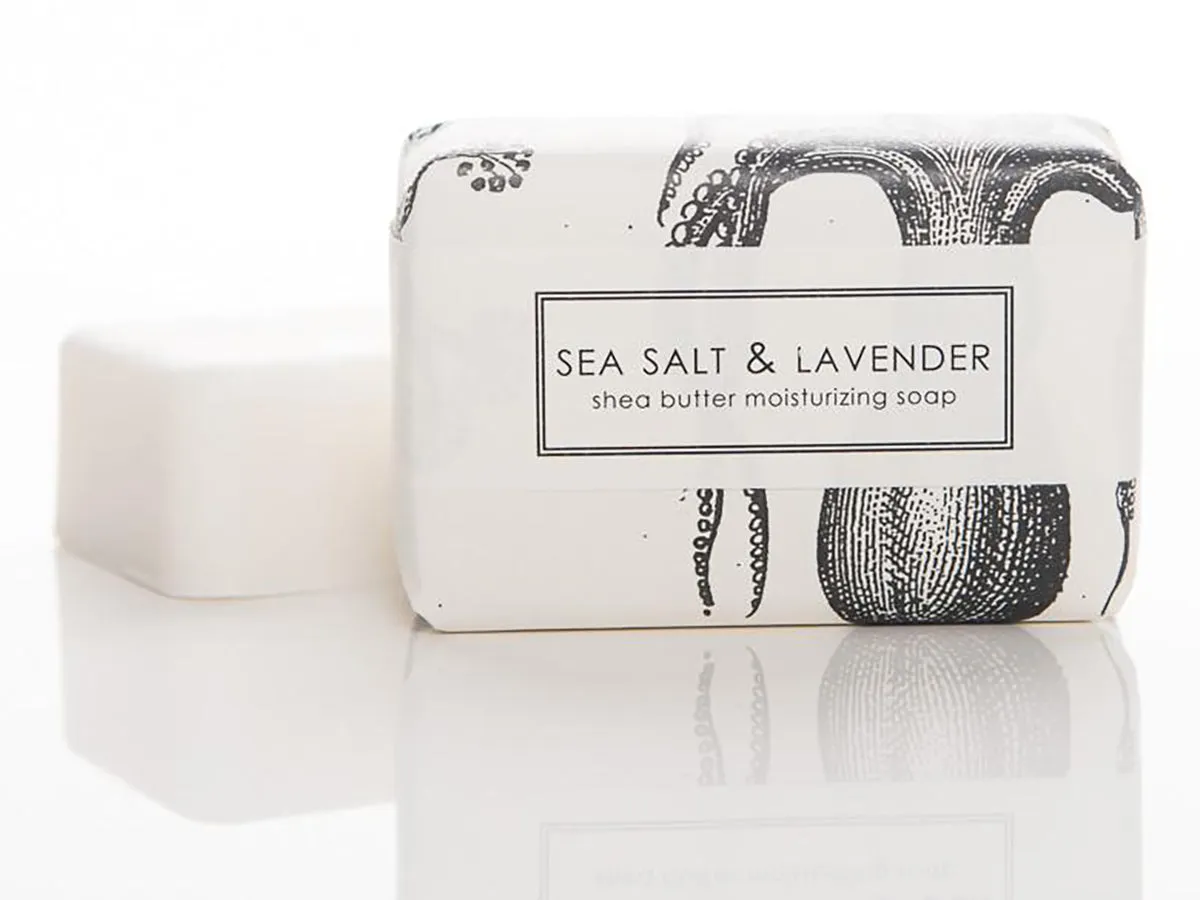 Shea Butter Bath Bar, Sea Salt and Lavender