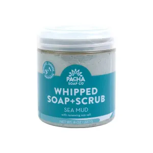 Shower Whip -DEAD SEA MUD WHIPPED SOAP   EXTRA SCRUB Pacha Soap