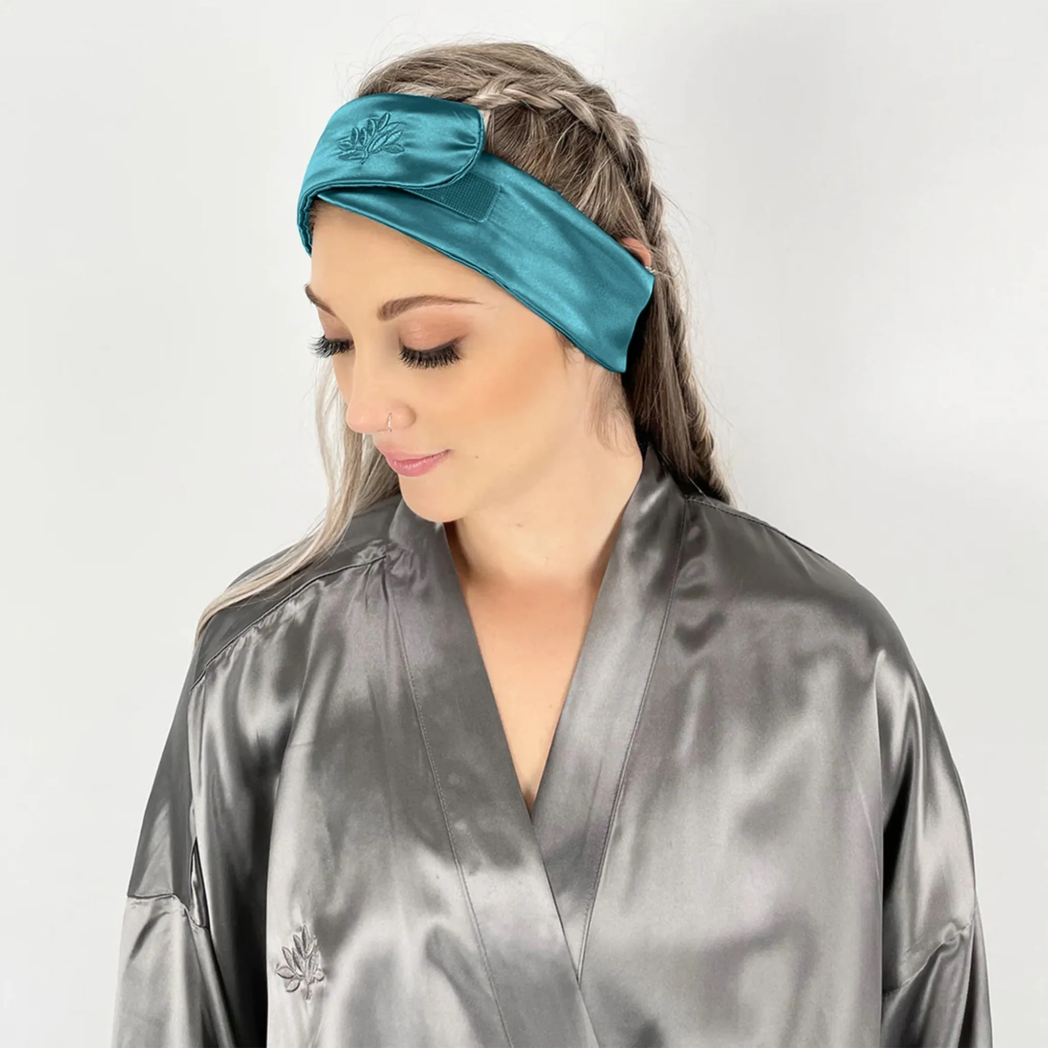 Silk Glam Band - Teal