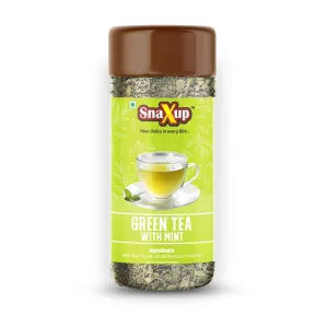 Snaxup Green Tea With Mint Tea