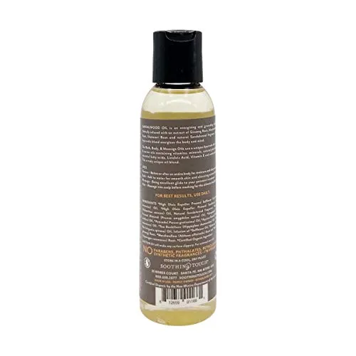 Soothing Touch Organic Bath Body Massage Oil Sandalwood 4 Fl Oz