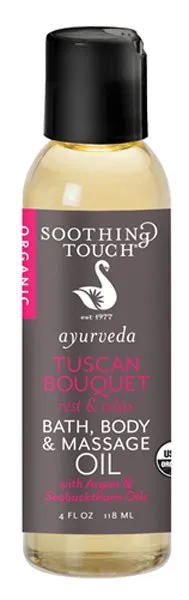 SOOTHING TOUCH - Organic Tuscan Bouquet Bath & Body Oil - 4 fl. oz. (118 ml)