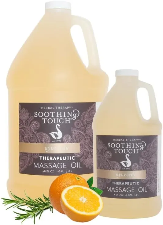 Soothing Touch, Therapeutic Blend Massage Oil, 1/2 Gallon (64oz)