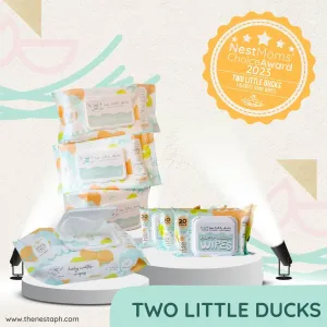 Two Little Ducks Biodegradable Baby Water Wipes - 80 counts