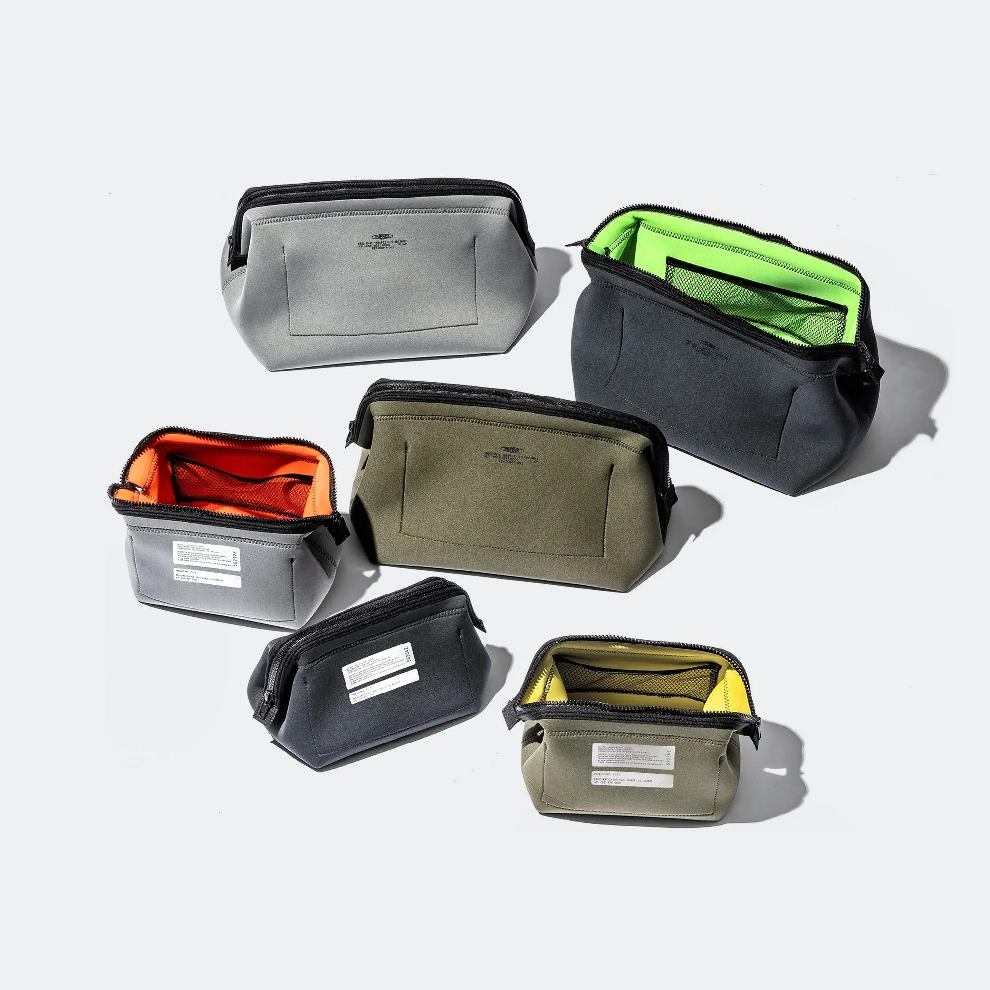 Wired Pouch - Dark Grey/Green